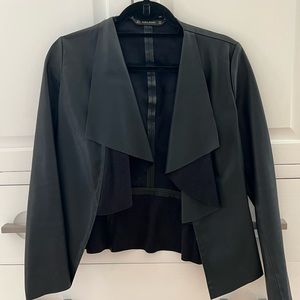 Zara Vegan Leather Jacket, Size S